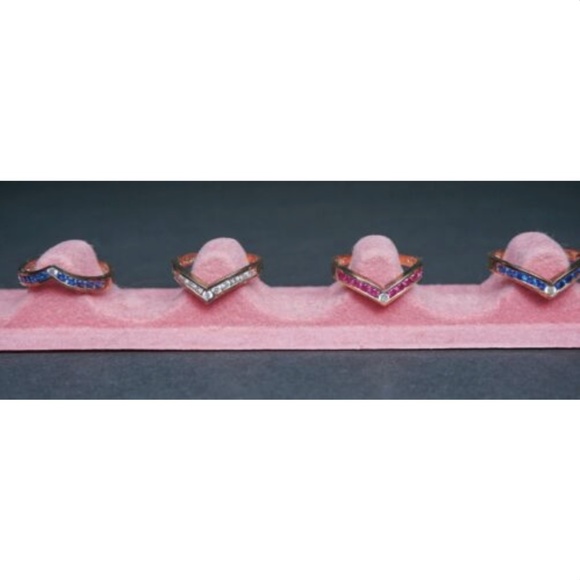 SALE 4 Sterling SILVER Retired Silpada V Shaped St - Picture 2 of 4